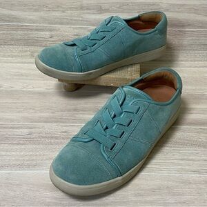 VIONIC / Jean Suede Sneaker Slip On Teal Size 7